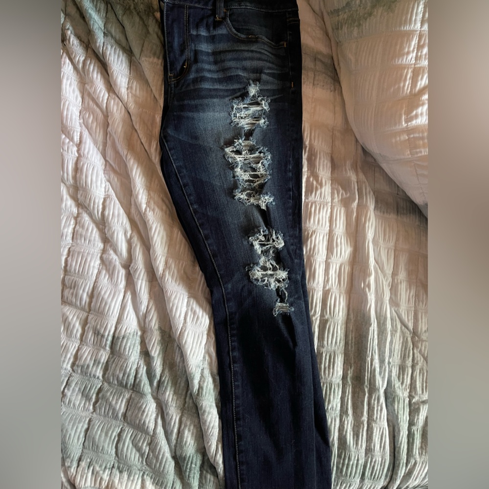 American eagle 14 x-long skinny jeans
